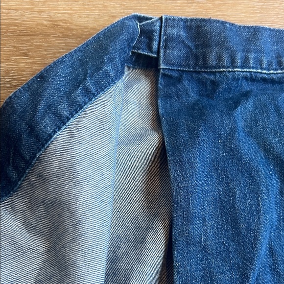 Madewell 00 Denim Wrap Mini Skirt in Denim Blue - Picture 9 of 11